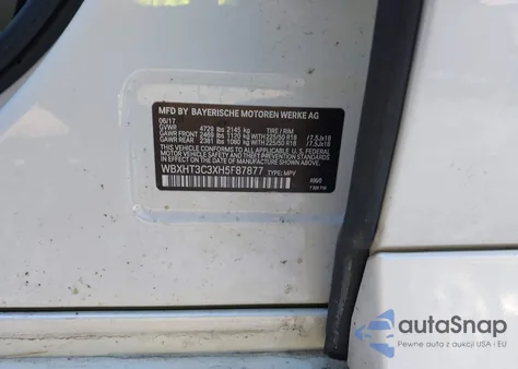 2017 BMW X1 xDrive28I from USA, damaged, VIN WBXHT3C3XH5F87877